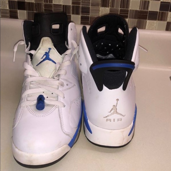 Air Jordan 6 Retro 'Sport Blue' Size 10 - Picture 5 of 8